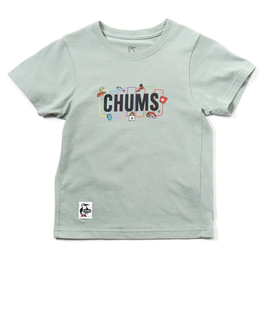 チャムス（CHUMS）ジュニア ワット トゥドゥ イン キャンピングTシャツ CH21-1314-M076