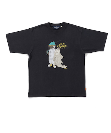 クリフメイヤー（KRIFF MAYER）ヴィンテージライク アニマル 半袖Tシャツ ペンギン 2347205-17:CHARCOAL チャコールグレー ユニセ…