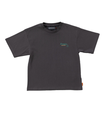 クリフメイヤー（KRIFF MAYER）ジュニア 半袖 Tシャツ ウェットプロテクトアニマルTシャツ ラクダ 2347859K-17:CHARCOAL 冷感