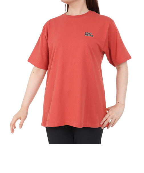 クリフメイヤー（KRIFF MAYER）キャンプラビット Aライン 半袖Tシャツ 2347827L-35:RED