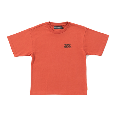 クリフメイヤー（KRIFF MAYER）ジュニア 半袖Tシャツ キャンプラビット バックプリントT 2347851K-35:RED レッド