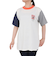 クリフメイヤー（KRIFF MAYER）接触冷感 吸水速乾 ウェットプロテクト半袖Tシャツ 道標 2357812L:90:MULTI-COL ホワイト×オレン…
