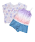 水着 ジュニア 女の子 ロンパース Tシャツ付 2点セット 363351-23PNK