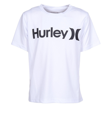 ハーレー（HURLEY）ジュニア ラッシュガード 半袖 ONE AND ONLY Tシャツ BRG2331001-WHT
