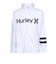 ハーレー（HURLEY）ジュニア ラッシュガード ボーイズ 長袖 ONE AND ONLY フルジップ ジャケット BRG2331002-WHT