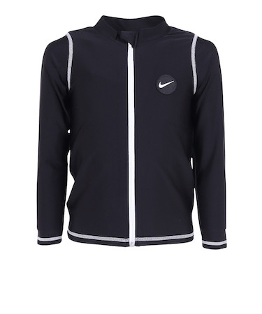 ナイキ（NIKE）トドラー ボーイズ ラッシュガード ハイドロガード 長袖 ジップアップ ジャケット 1991099-009