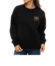 ビラボン（BILLABONG）ロゴ クルー スウェット 長袖シャツ BE014003 BLK