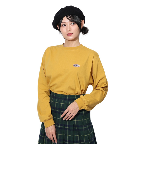 クリフメイヤー（KRIFF MAYER）ロゴプリントロンT 長袖Tシャツ 2417828L 55 YELLOW