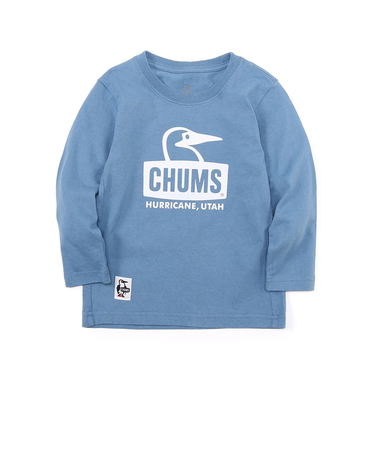 チャムス（CHUMS）キッズ ブービーフェイス ブラッシュド ロングスリーブTシャツ CH21-1293-A002