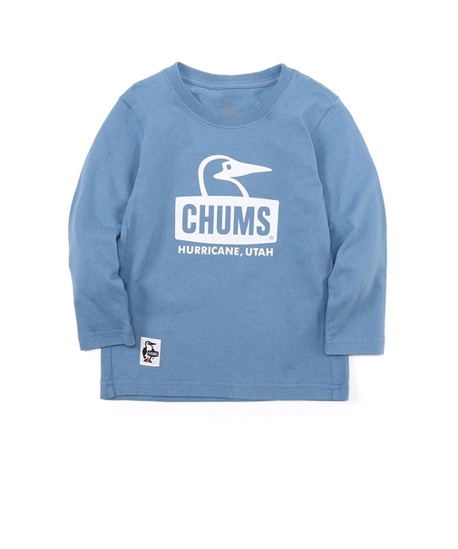 チャムス（CHUMS）キッズ ブービーフェイス ブラッシュド ロングスリーブTシャツ CH21-1293-A002