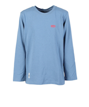 チャムス（CHUMS）キッズ ブービーロゴブラッシュド ロングスリーブTシャツ CH21-1294-A002