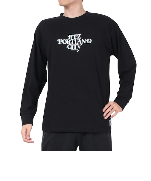 ライズ（RYZ）バタフライ ロングスリーブTシャツ RZ10CD24FW0013 BLK