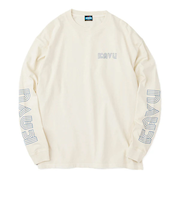 ロングスリーブプリントTシャツ 19823014 アイボリー