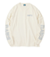 ロングスリーブプリントTシャツ 19823014 アイボリー