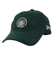 ニューエラ（NEW ERA）9THIRTY Corduroy Circle ロゴ キャップ ダークグリーン 14307302