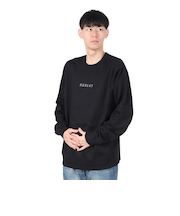 ハーレー（HURLEY）オールド イングリッシュ スウェット クルー スウェットシャツ MCFL242022-BLK