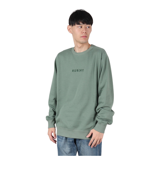 ハーレー（HURLEY）オールド イングリッシュ スウェット クルー スウェットシャツ MCFL242022-SGE