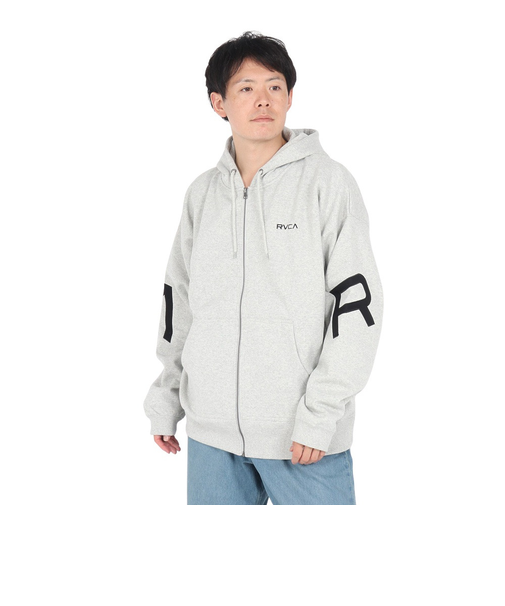 ルーカ（RVCA）FAKE RVCA フルジップ フーディーパーカー BE042044 HGR