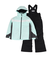フェニックス（PHENIX）ジュニア カーブラインスリーブス ツーピース 上下セット ESG242P93 PALE BLUE