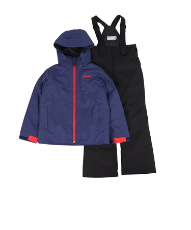 フェニックス（PHENIX）ジュニア プレーイングインザスノー ツーピース 上下セット ESB242P84 NAVY