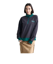 ロキシー（ROXY）速乾 UVカット ハーフジップ スウェット KEEP IT REAL STAND 24FWRZP244038BLK
