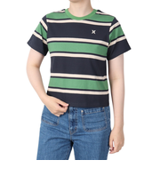 ハーレー（HURLEY）CROP BORDER 半袖Tシャツ 24 WSS2320043-GRN