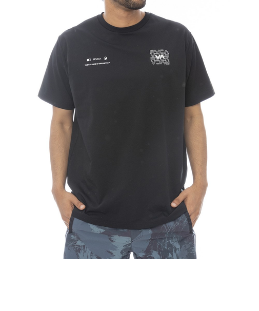 ルーカ（RVCA）RADIATE 半袖ラッシュガード BF041872 BLK