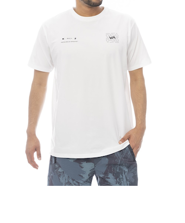 ルーカ（RVCA）RADIATE 半袖ラッシュガード BF041872 WHT