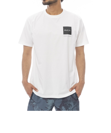 ルーカ（RVCA）ILL RVCA ESCAPE 半袖ラッシュガード BF041871 WHT