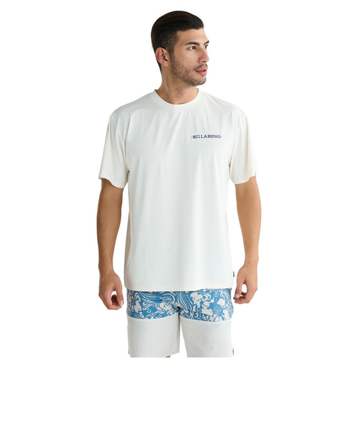 ビラボン（BILLABONG）AIR DRY メッシュ半袖Tシャツ ラッシュガード BF01A855 CRM