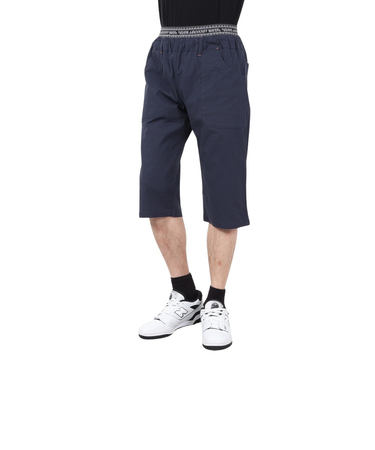 クリフメイヤー（KRIFF MAYER）冷感ロハテコクロップド パンツ 2445112:79:NAVY