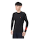 ハーレー（HURLEY）ラッシュガード PHNTM RASH BP COMP 長袖シャツ 24 MRG2310039-BLK2