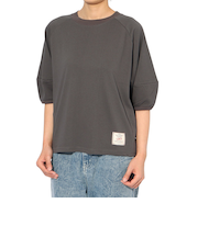 クリフメイヤー（KRIFF MAYER）ウェットプロテクトランタンスリーブTシャツ W2447831 17 CHARCOAL グレー 冷感 速乾