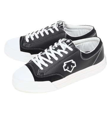 デサント（DESCENTE）カジュアル シューズ YOUNG COURT ブラック SO123LSN22 BLK0 スニーカー ライフスタイル タウン