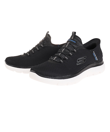 スケッチャーズ（SKECHERS）カジュアルシューズ スリップインズ サミッツ ハイ レンジ ブラック 232457-BLK スニーカー ウォッシャブル 軽量…