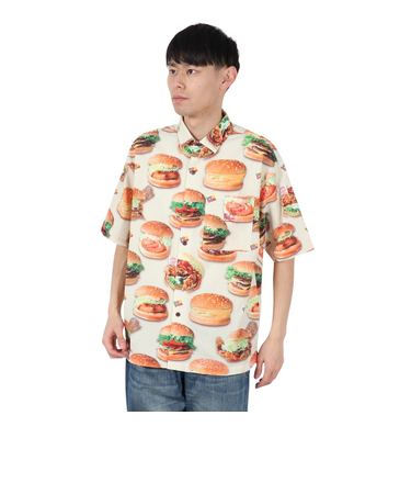 ゴースローキャラバン（GOSLOWCARAVAN）ストレッチサッカー半袖シャツ 346132 IVY
