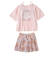 ロキシー（ROXY）水着 3点セット ラッシュTシャツ付き ジュニア MINI ARTSY FLORAL 25SPTSW251102PBG