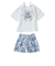 ロキシー（ROXY）水着 3点セット ラッシュTシャツ付き ジュニア MINI ARTSY FLORAL 25SPTSW251102OWT