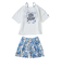 ロキシー（ROXY）水着 3点セット ラッシュTシャツ付き ジュニア MINI ARTSY FLORAL 25SPTSW251102OWT