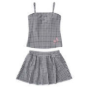 ロキシー（ROXY）タンキニ 上下セット セパレーツ水着 ジュニア MINI PICNIC GINGHAM 25SPTSW251101BLK