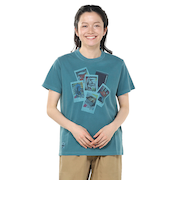 チャムス（CHUMS）半袖Tシャツ かせきさいだぁ Instnt Pht CH11-2556-T041 ターコイズ