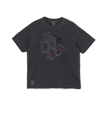 チャムス（CHUMS）半袖Tシャツ かせきさいだぁ Instnt Pht CH11-2556-K001 ブラック