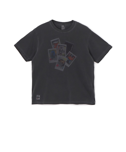 チャムス（CHUMS）半袖Tシャツ かせきさいだぁ Instnt Pht CH11-2556-K001 ブラック