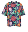 ゴースローキャラバン（GOSLOWCARAVAN）半袖Tシャツ ストレッチサッカー 総柄プリントTシャツ 346124 NVY ネイビー 速乾