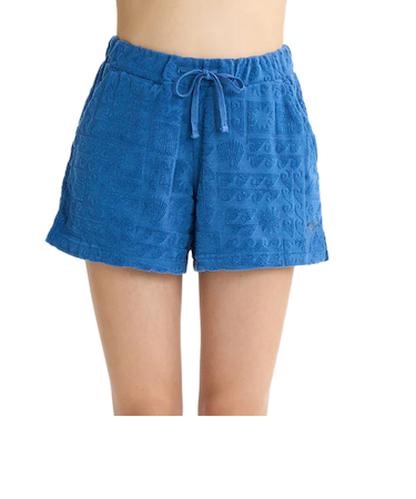 ロキシー（ROXY）ショートパンツ パイル生地 SUNBATHING SHORTS 25SURPT252035NVY