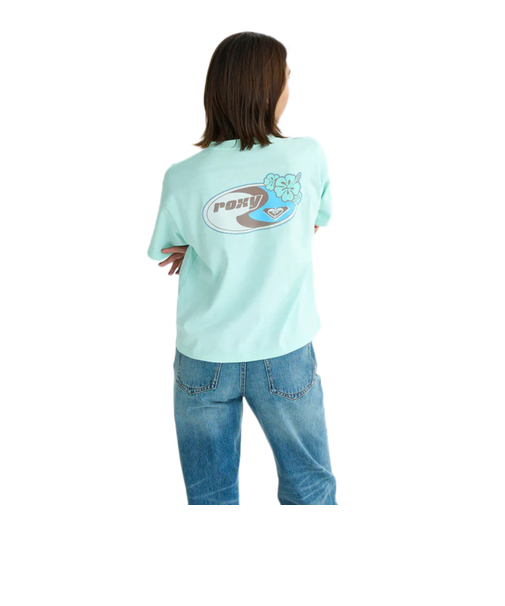 ロキシー（ROXY）半袖Tシャツ ドロップショルダー ヘリテージロゴ HANGLOOSE 25SURST252042MIN