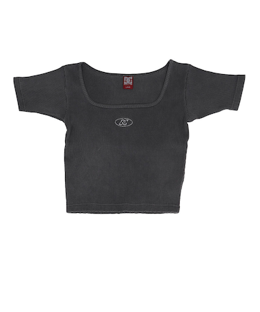 ディーシーシューズ（DC SHOES）25 TELECO SQUARENECK 半袖Tシャツ 25SULST252306BKP
