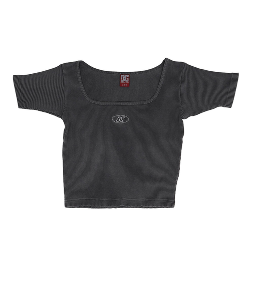 ディーシーシューズ（DC SHOES）25 TELECO SQUARENECK 半袖Tシャツ 25SULST252306BKP