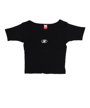 ディーシーシューズ（DC SHOES）25 TELECO SQUARENECK 半袖Tシャツ 25SULST252306BLK