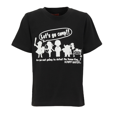 クリフメイヤー（KRIFF MAYER）ジュニア 楽LUCK-Tシャツ 勇者キャンプ J2444300:17:CHARCOAL